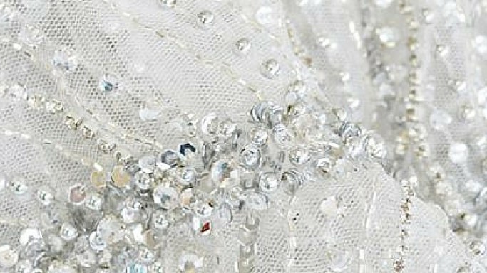 tissus et dentelle pour coudre une robe de mariée