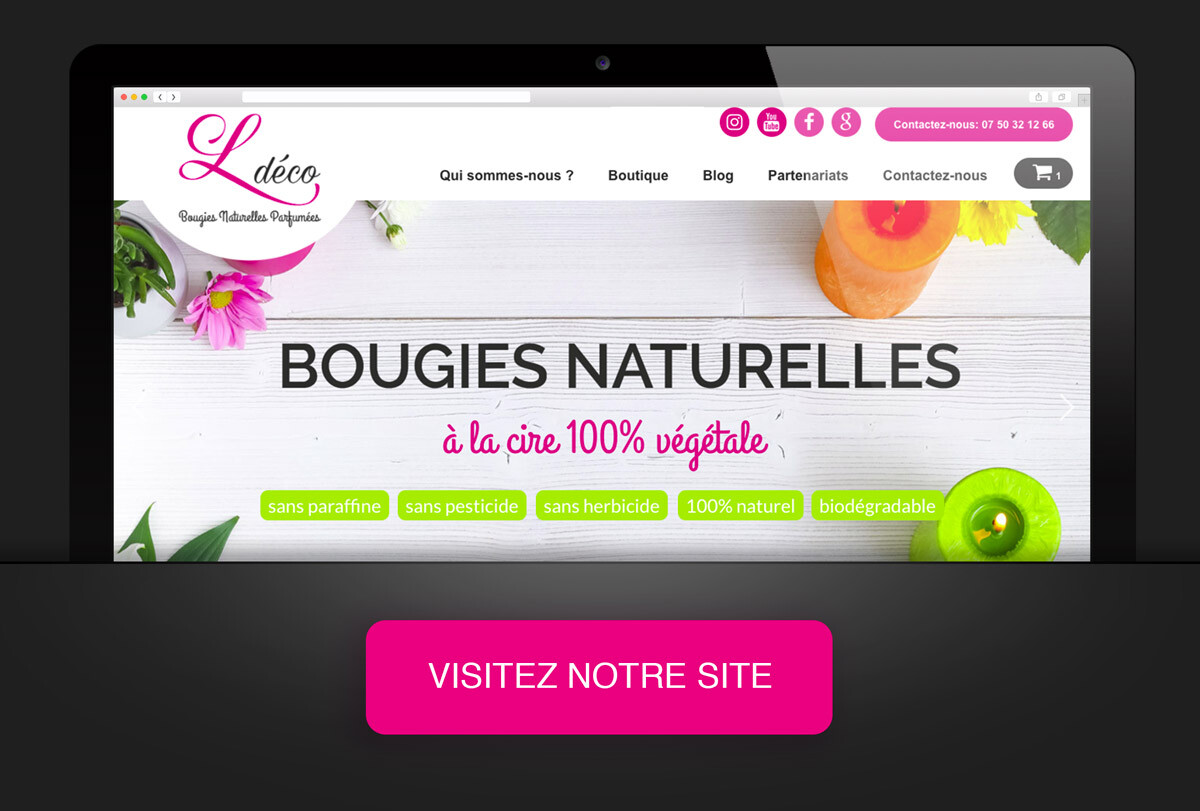Ldéco Bougies Naturelles Artisanales