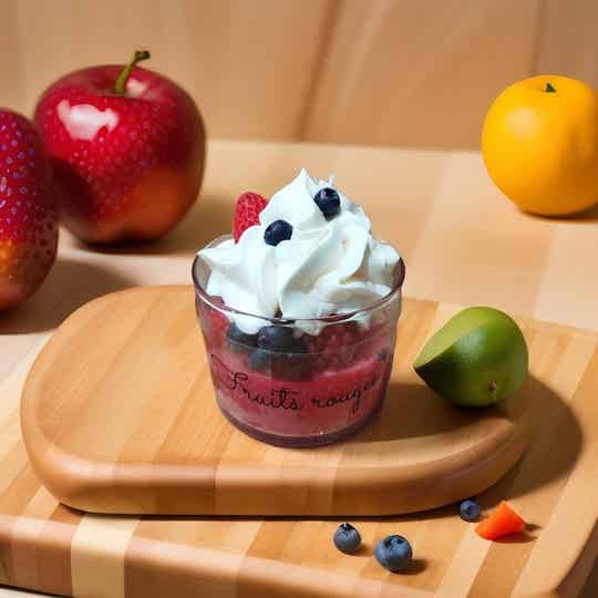 Bougie gourmande fruits rouges