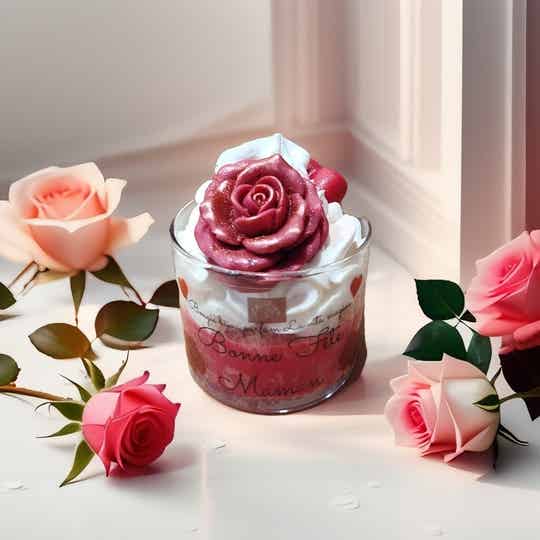 Bougie gourmande Bijou spéciale Fêtes des mères