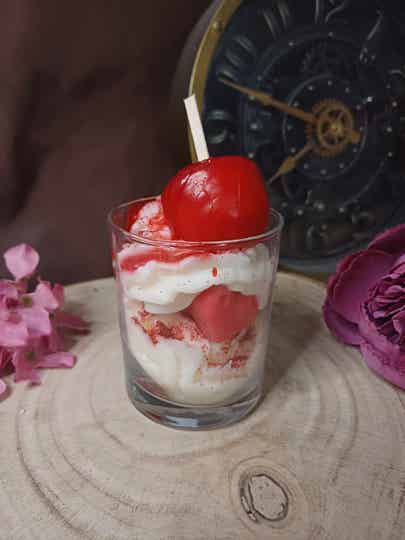 bougie pomme d'amour