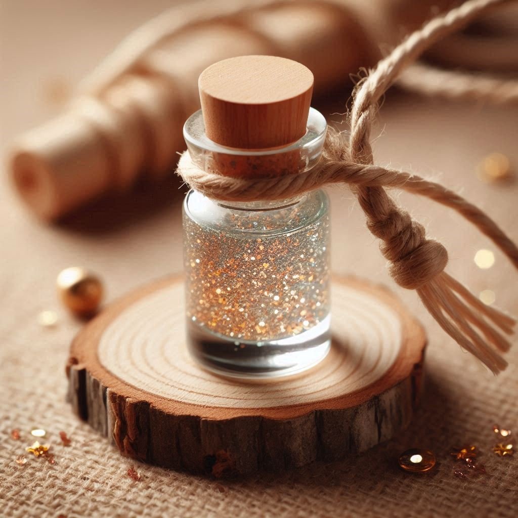 Diffuseur de voiture suspendu O’drey Atelier Bougies, flacon en verre avec bouchon en bois, parfum artisanal de Grasse, fabrication artisanale dans la Loire.