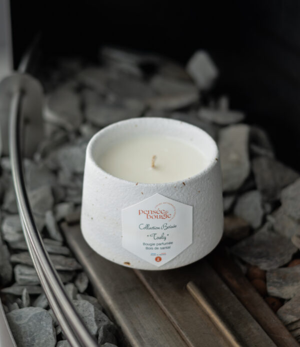 Bougie végétale parfumée Bois de Santal