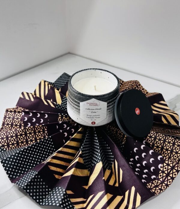 Bougie végétale parfumée Orchidée Noire