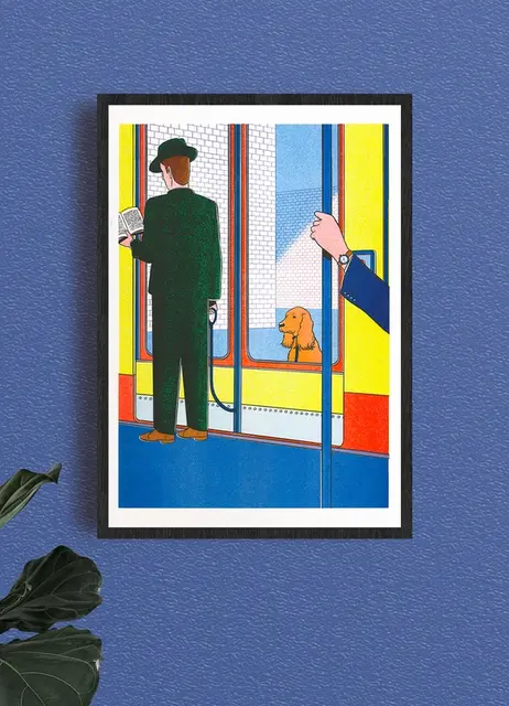 Explorez l'univers ludique de Simon Bailly avec notre affiche sérigraphiée au style pop éclatant ! Plongez dans un monde de couleurs vives et d'humour décalé grâce à cette œuvre unique. Parfaite pour apporter une touche de fantaisie à votre intérieur, cet
