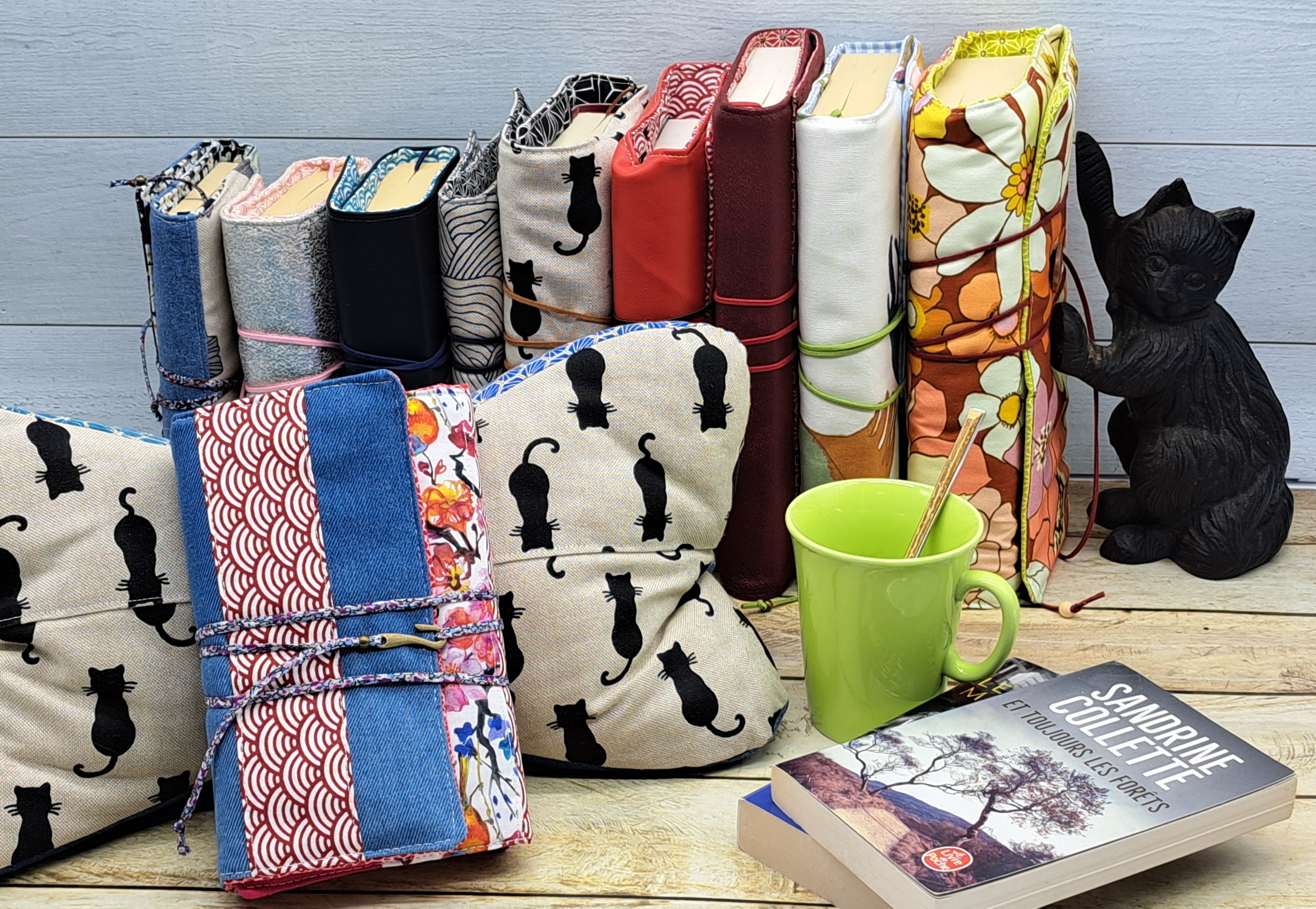 De beaux moments de lecture avec nos accessoires en tissu