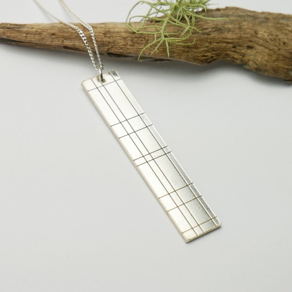 Grand collier Kilt en argent massif 925/1000. Desiree Schmidt Paris Kilt 87,00 €